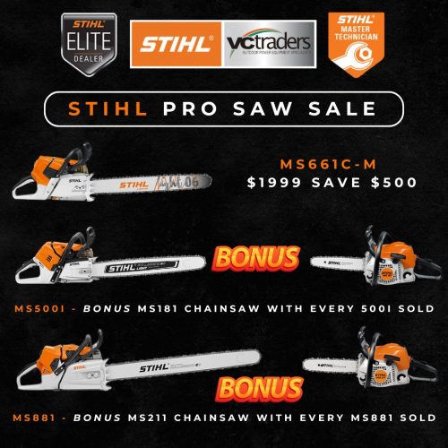 Stihl MS661 & MS500 & MS881 sale